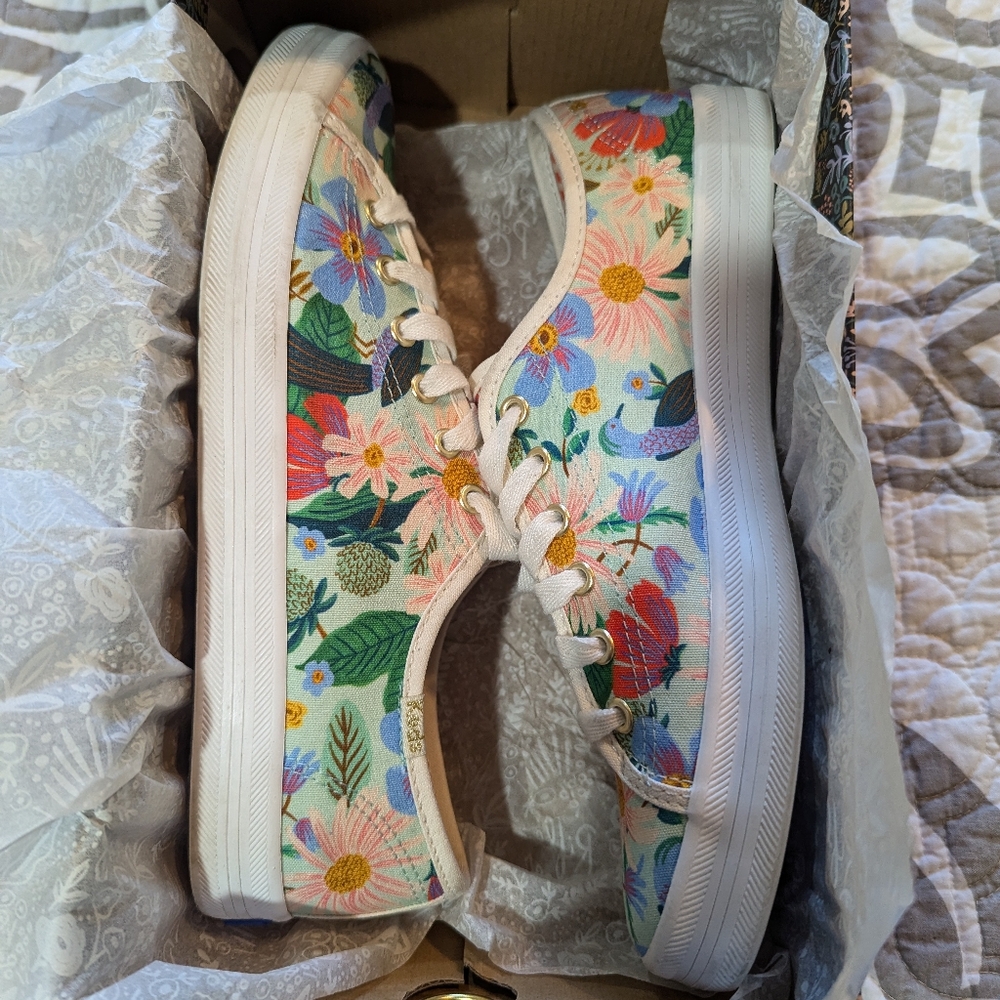 Keds Paper Rifle Co Kickstart RPC Dovcoat Mint Sneakers